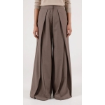 Overlap Pleated Pants